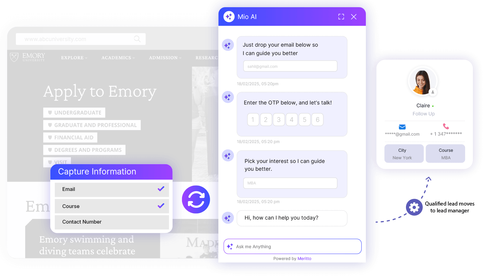 Mio Website Agent