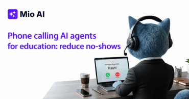 Phone calling AI agents for education helping reduce no-shows and improve enrollment rates in EdTech