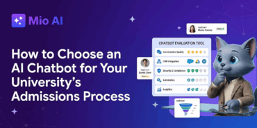 AI chatbot for university admissions evaluation framework